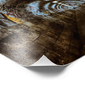 落書き写真と空の鉄道トンネル フォトプリント            (角)