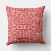 落書き印刷(赤) クッション (裏面)