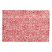 落書き印刷（赤） 枕カバー (裏面-左)