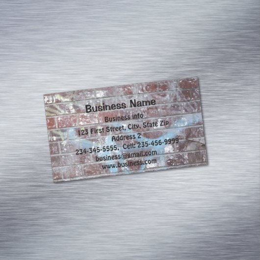 落書き取りサービスの圧力洗浄 マグネット名刺 (インサイチュ)