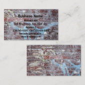 落書き取りサービスの圧力洗浄 名刺 (正面/裏面)