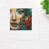 落書き壁の自転車 (デスク)