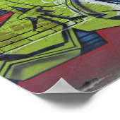 落書き壁画ポスター ポスター (角)