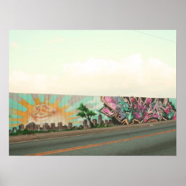 落書き壁 ポスター