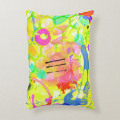 落書き夏 アクセントクッション (正面(垂直))