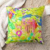 落書き夏 クッション (ブランケット)