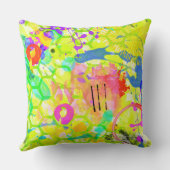 落書き夏 クッション (裏面)