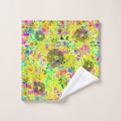 落書き夏 バスタオルセット (ウォッシュタオル)