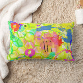 落書き夏 ランバークッション (ブランケット)