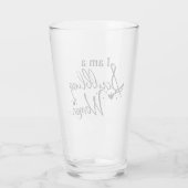 落書き女性ウォータータンブラー タンブラーグラス (裏面)