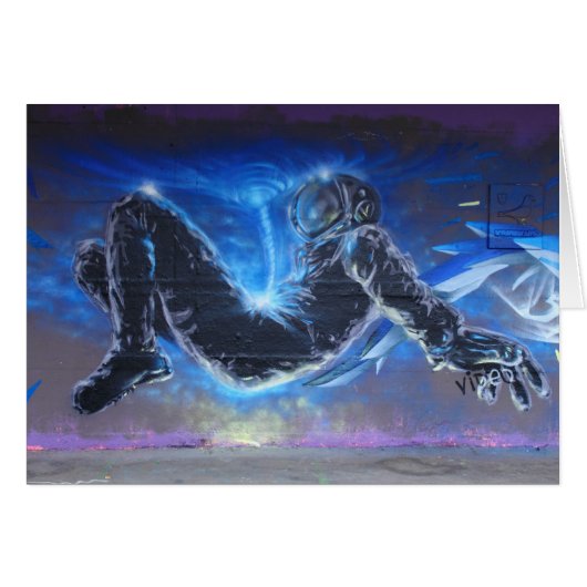 落書き宇宙飛行士 (正面横)