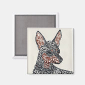 落書き小型Pin マグネット (正面/裏面)