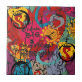 落書き愛 タイル (正面)