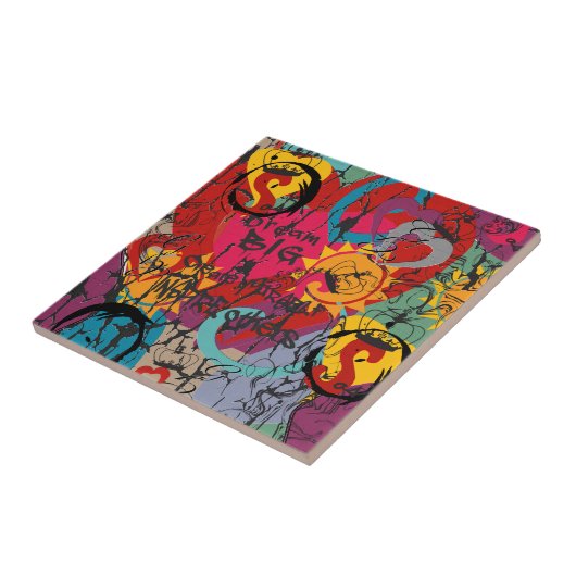 落書き愛 タイル (側面)