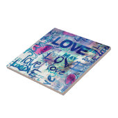 落書き愛 タイル (側面)