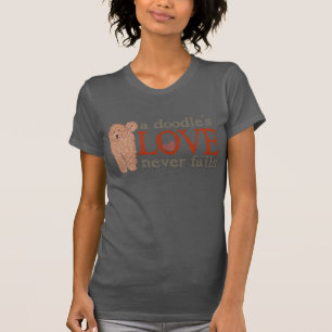 落書き愛-杏子GoldenDoodle Tシャツ