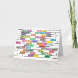 落書き感動的カード カード