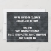 落書き招待状 招待状 (裏面)