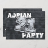 落書き招待状 招待状 (正面/裏面)