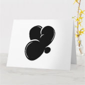 落書き文字Yエッセンシャル カード (黄色い花)