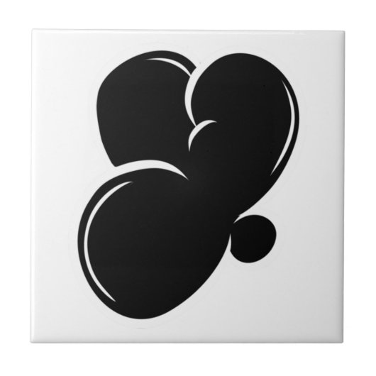 落書き文字Yエッセンシャル タイル (正面)