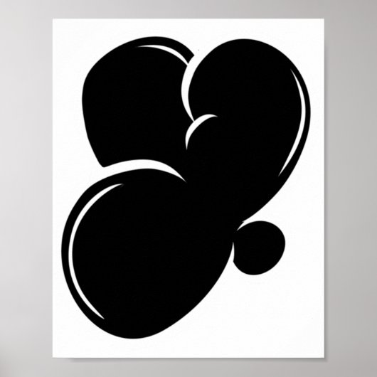 落書き文字Yエッセンシャル ポスター (正面)