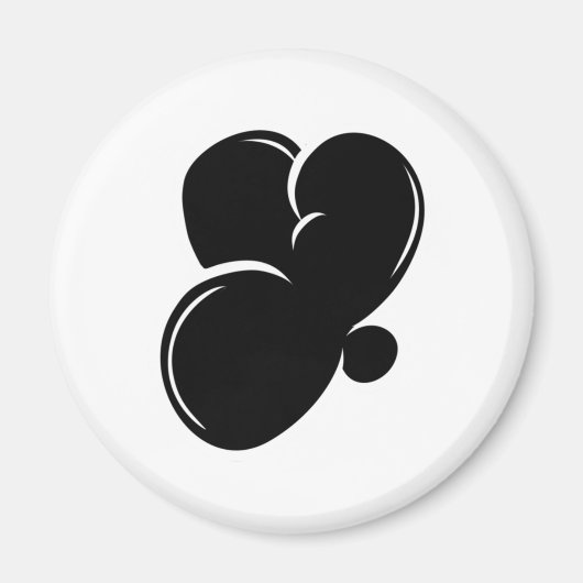 落書き文字Yエッセンシャル マグネット (正面)