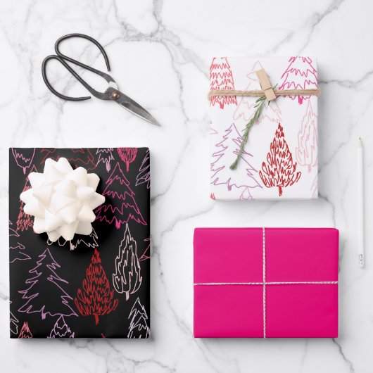 落書き木 – ラッピング紙シート ラッピングペーパーシート (正面)