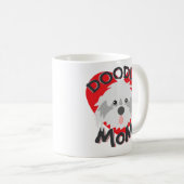 落書き犬のお母さんのコーヒー・マグのLabradoodleのおもしろいなギフト コーヒーマグカップ (正面右)
