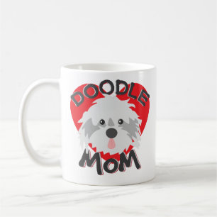 落書き犬のお母さんのコーヒー・マグのLabradoodleのおもしろいなギフト コーヒーマグカップ