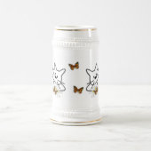 落書き猫 ビールジョッキ (中央)