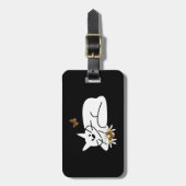 落書き猫 ラゲッジタグ (正面縦)