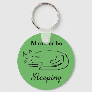 "落書き猫" Keychain キーホルダー