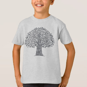 落書き生命の樹 Tシャツ