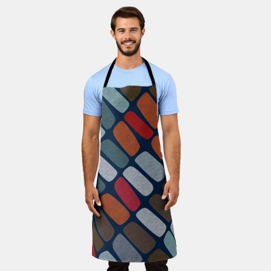 落書き石 エプロン (着用した状態)