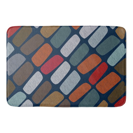 落書き石 バスマット (正面)