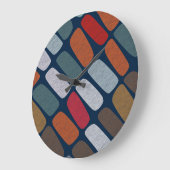 落書き石 ラージ壁時計 (傾斜)