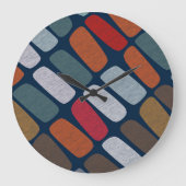 落書き石 ラージ壁時計 (正面)