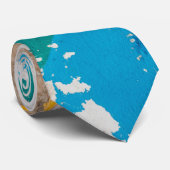 落書き絵を描付き古い壁 ネクタイ (ロール)