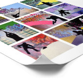 落書き線 ポスター (角)