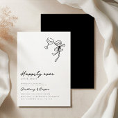 落書き船首落ち結婚の後 招待状