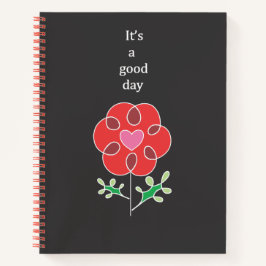 落書き花 ノートブック