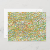 落書き芸術 ポストカード (正面/裏面)