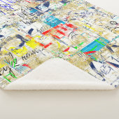 落書き通りの壁。グランジウォーラート，通り，バックグル シェルパブランケット (3/4)