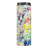 落書き通りの壁。グランジウォーラート,通り,バックグル タンブラー (裏面)