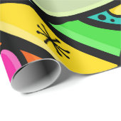 落書き通りアートレインボーウェザーファンキー漫画 ラッピングペーパー (ロールコーナー)