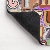 落書き通りスタイルアートおもしろいデザイン マウスパッド (コーナー)