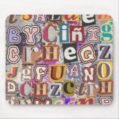 落書き通りスタイルアートおもしろいデザイン マウスパッド (正面)