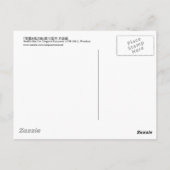 落書き風の猫グラフィティ猫・国芳浮世絵 ポストカード (裏面)