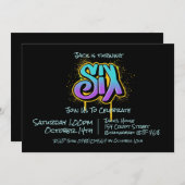 落書き６の招待状 招待状 (正面/裏面)